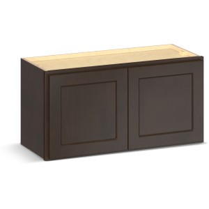 RELIABILT Parkstone II Wall Cabinet, Espresso Stained, 30" W, 2 Doors, Fully Assembled - 641398 | Lowe's Pro Supply